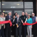TFCU Staff and Board Members opening a new branch of Tinker Federal Credit Union