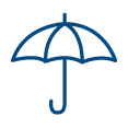 Umbrella Line Art Icon